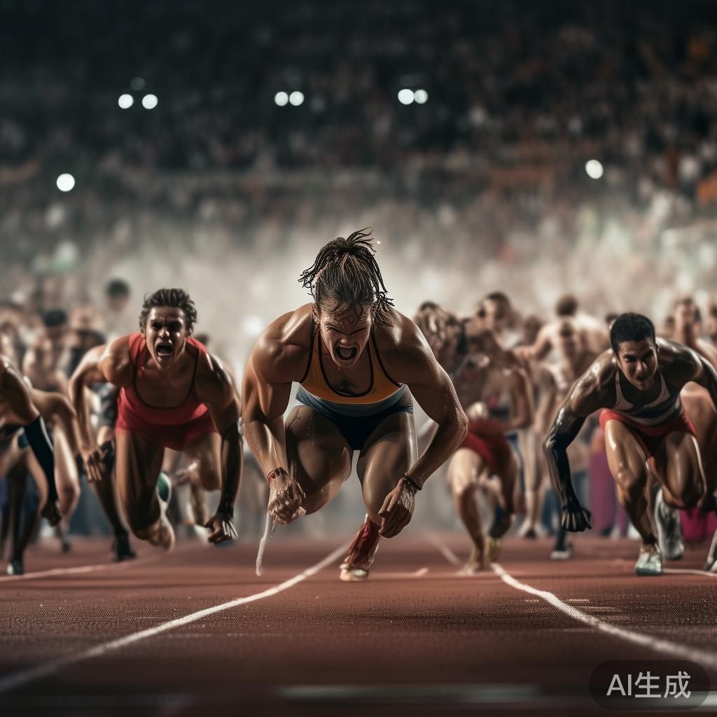 另一方面，现场的氛围也因运动员的坚持与拼搏而变得异